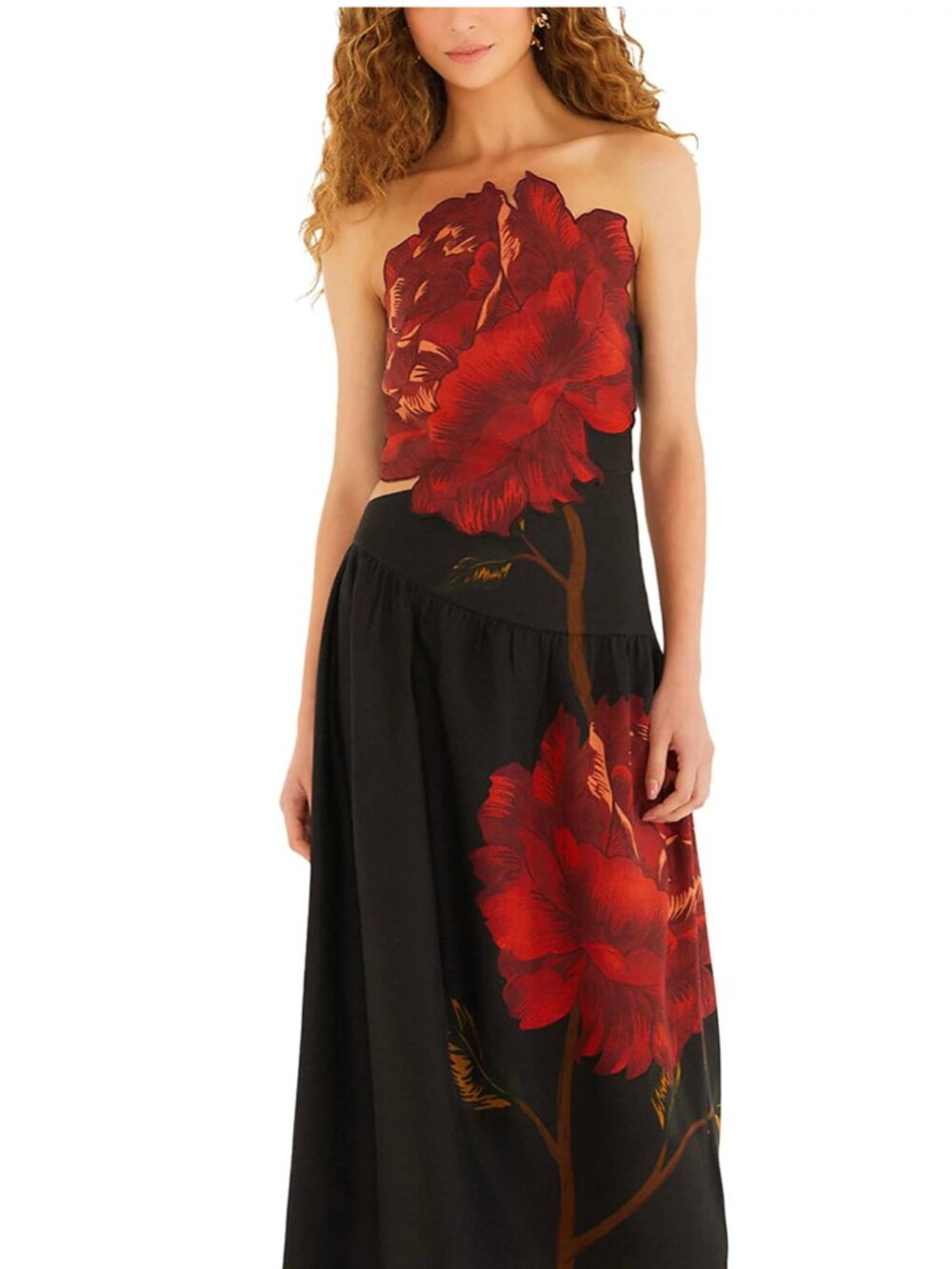 New Farm Rio Rosalia Artisanal Midi Dress - Picture 8 of 9